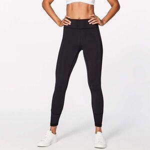 Lululemon In Movement 7/8 Tight Leggings *Everlux 21” Black 8